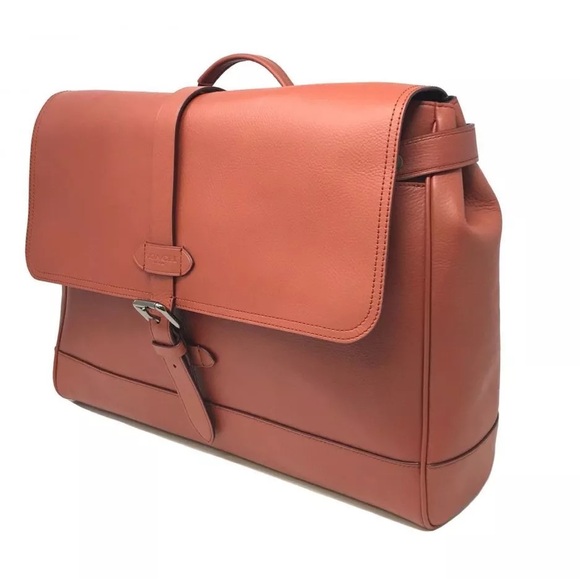 NWT Coach Hudson Messenger Bag Natural Leather - Picture 6 of 13